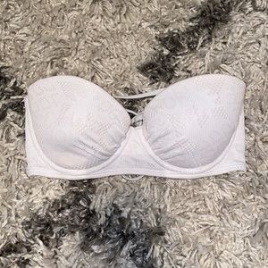 Mesh Strapless bikini top